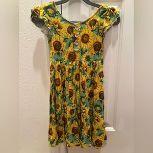Little Bum Bums Sunflower Dress Size 4T